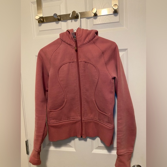 Blush Pink Scuba Lululemon hoodie - Picture 2 of 4